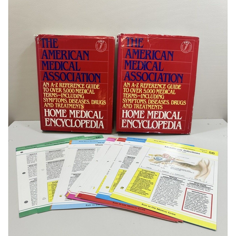 The American‎ Medical Association Home Encyclopedia Two Volumes Complete Set